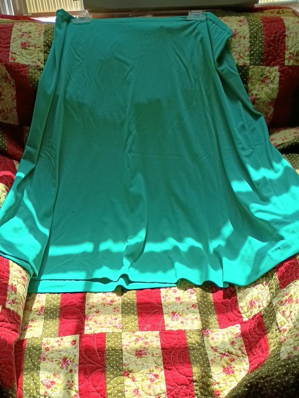 Women’s Teal A-Line Skirt